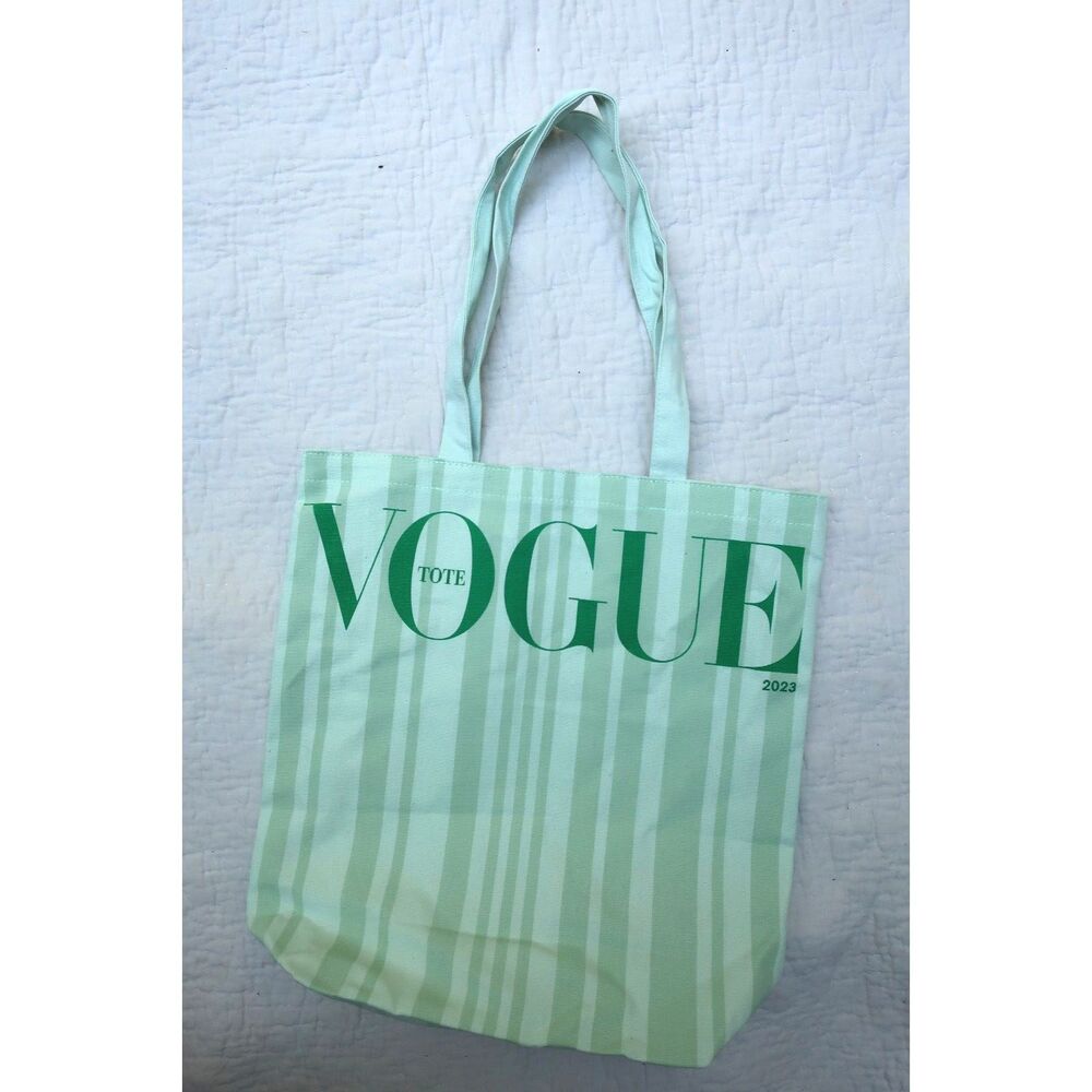 VOGUE 2023 Green Tote Bag